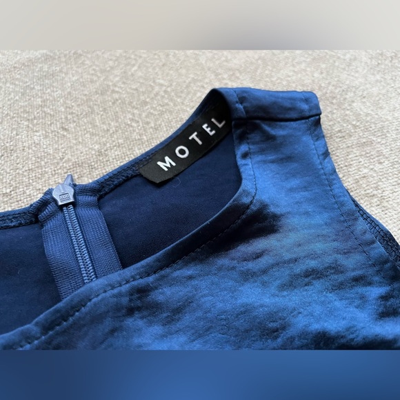 Motel Rocks Satin Slit Mini Dress - Picture 8 of 12